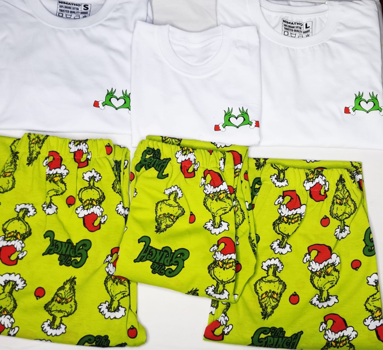 Pijama Grinch 1 Blanco